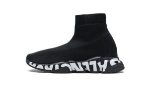 Balenciaga Stretch Mesh High Top Sneaker All Black