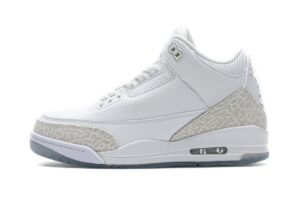 136064-111 Air Jordan 3 Retro Pure White