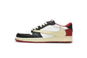 DM7866-166 Travis Scott x Air Jordan 1 Low Black Red